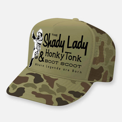 THE SHADY LADY HONKY TONK HATS: Black