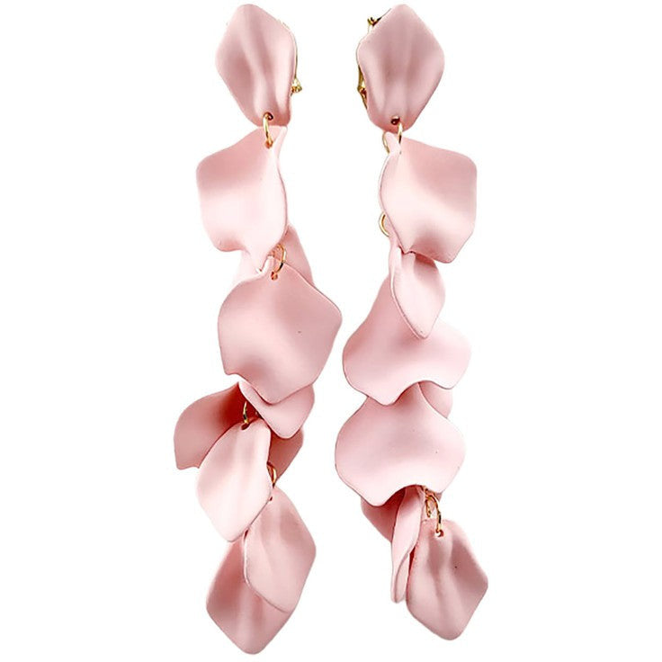 FALLING PETALS EARRINGS in 9 COLORS