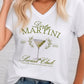 DIRTY MARTINI VNECK TEE 1704