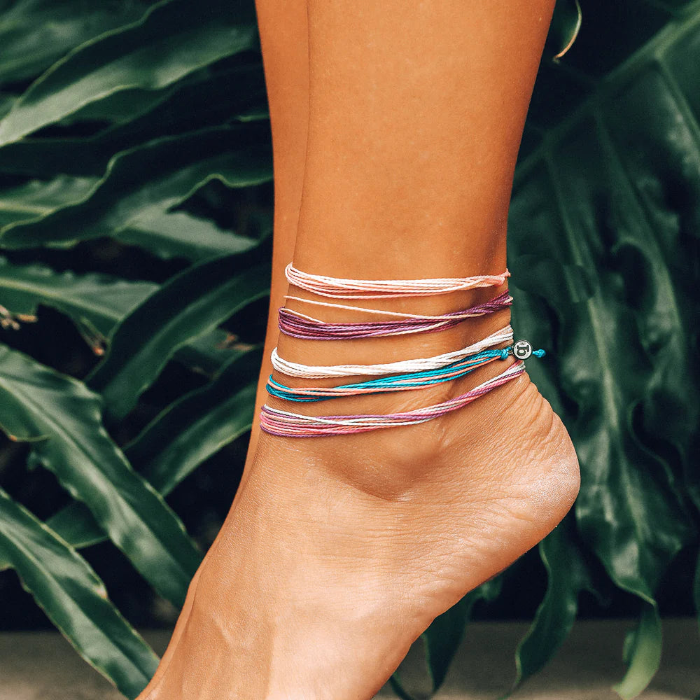 PURA VIDA STRING ANKLETS