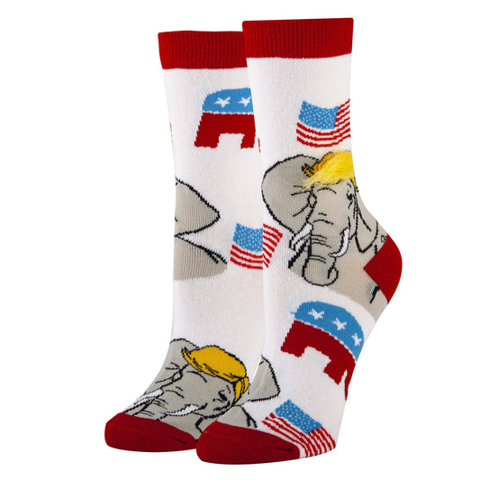 Right Wing | Women's Cotton Crew Funny Socks 20003