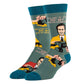 Be My Neighbor | Men's Cotton Crew Funny Socks 9025