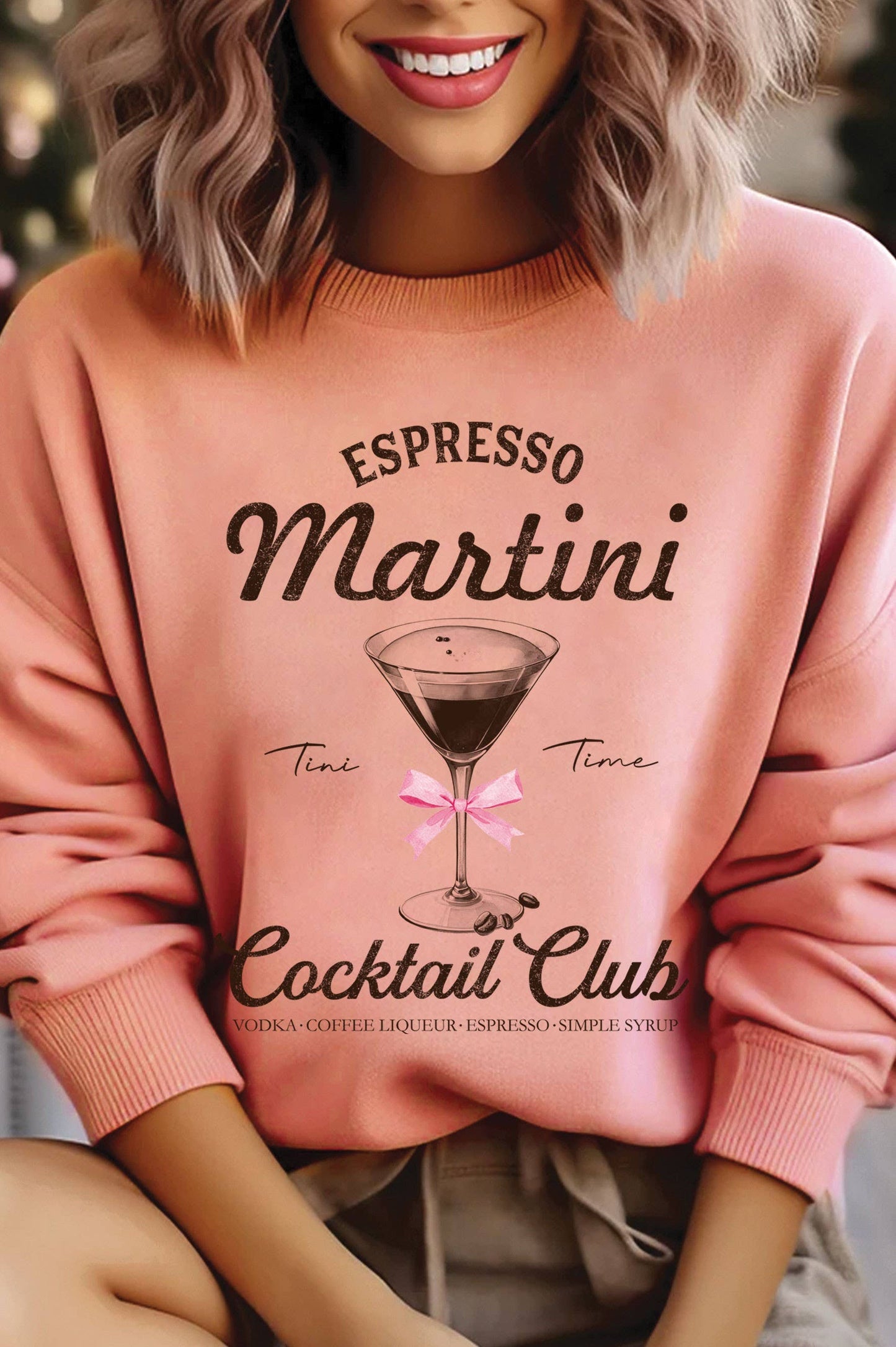 ESPRESSO MARTINI RIBBON SWEATSHIRTS