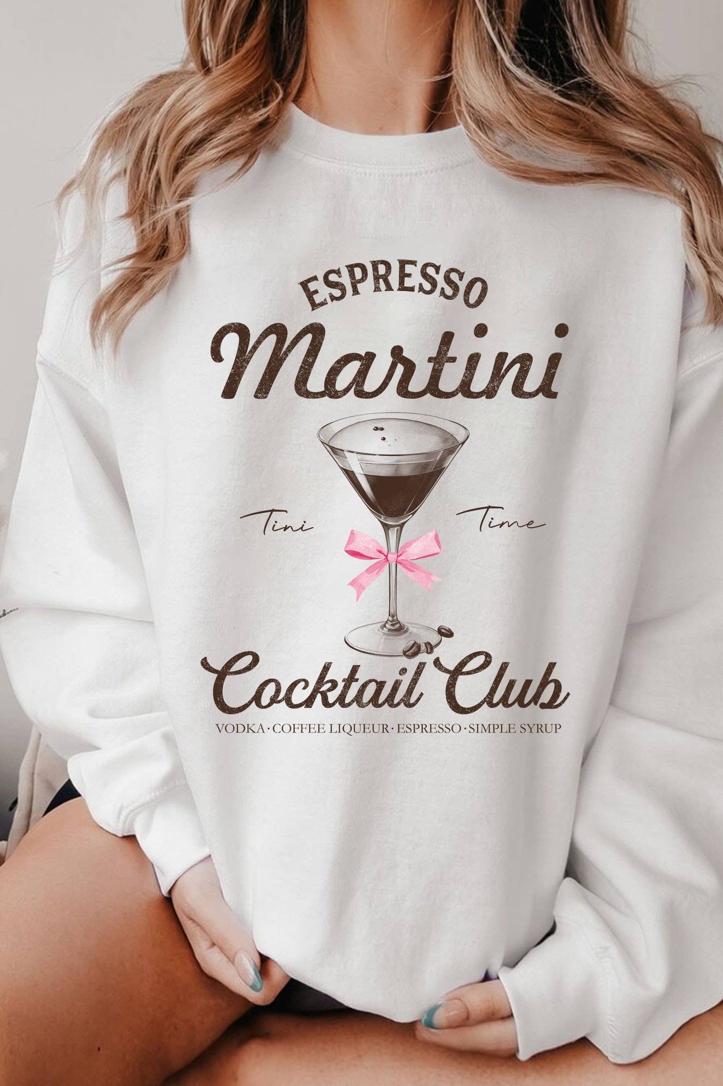 ESPRESSO MARTINI RIBBON SWEATSHIRTS