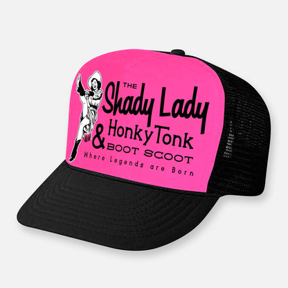 THE SHADY LADY HONKY TONK HATS: Black