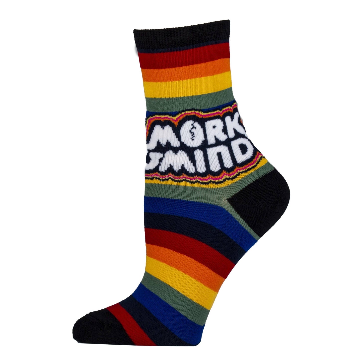 Mork and Mindy | Women's Cotton Crew Funny Socks 20472