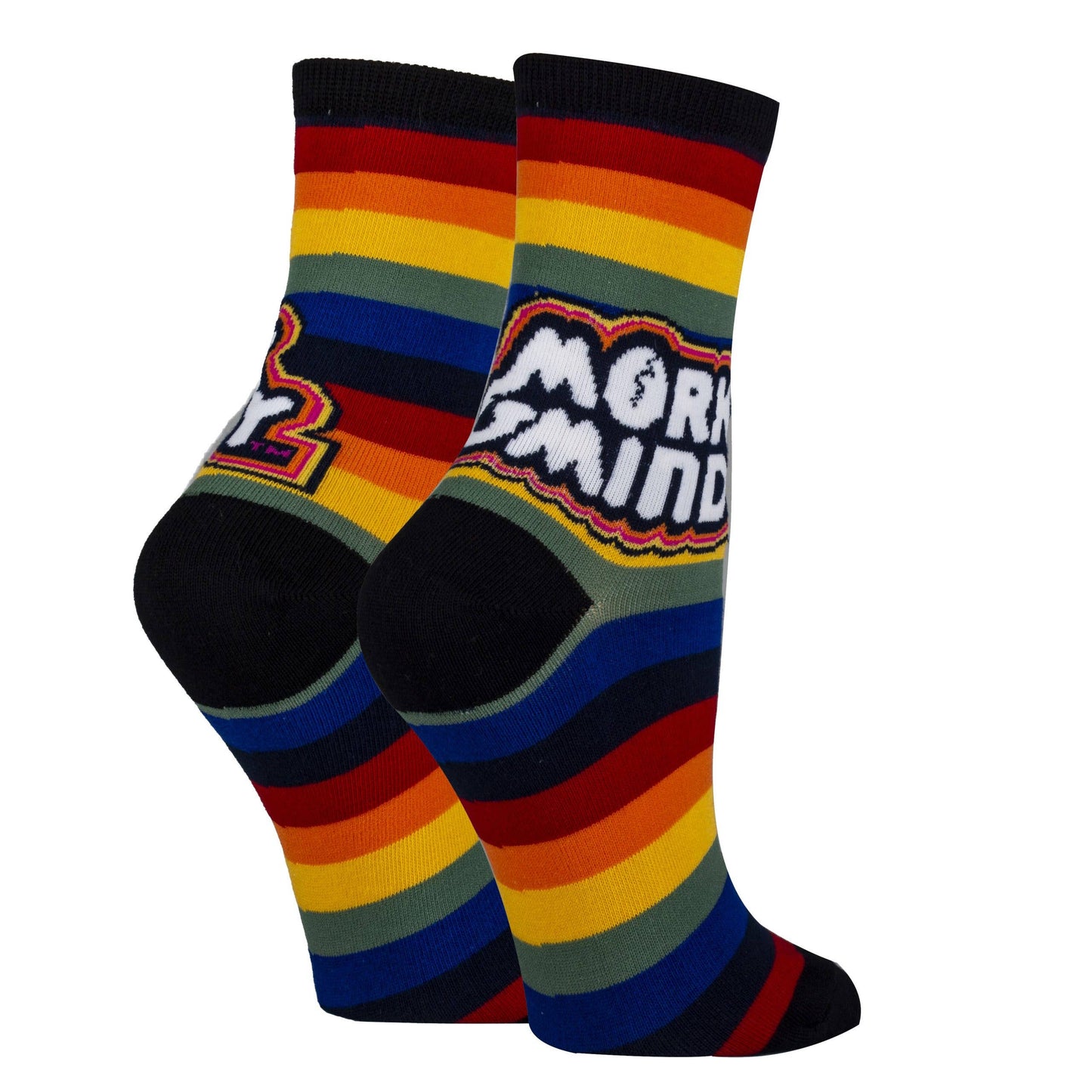 Mork and Mindy | Women's Cotton Crew Funny Socks 20472