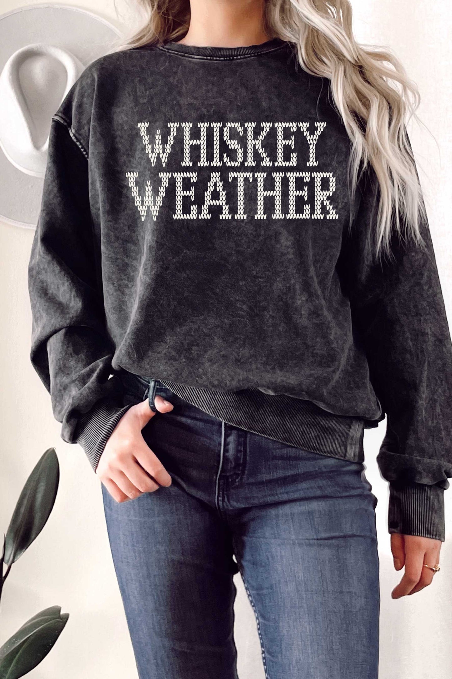 WHISKEY WEATHER MINERAL SWEATSHIRT