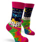 Midnight Toker Women's Novelty Crew Socks