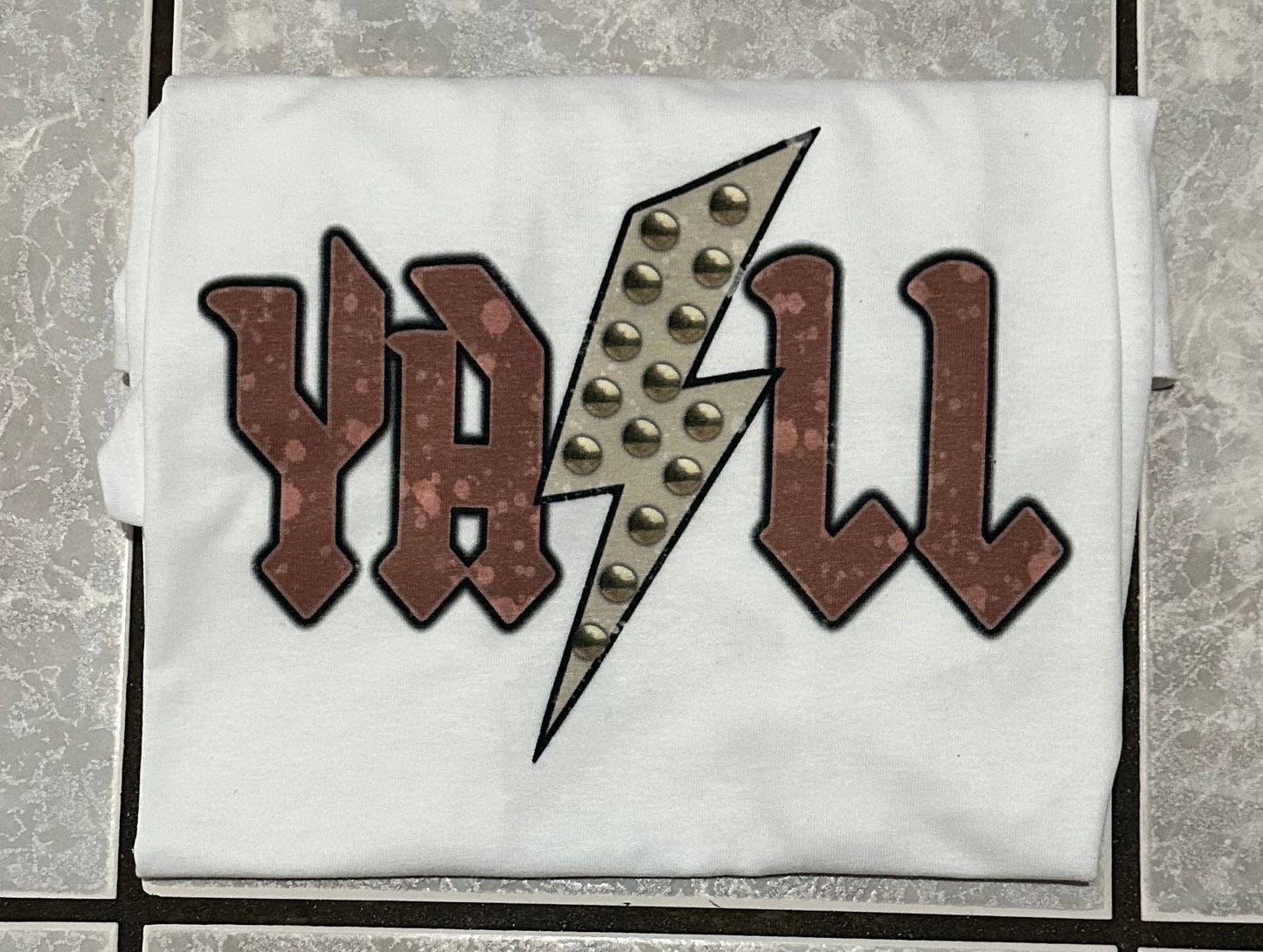 YA⚡️LL Tee and Crew Tee ~ LARGE