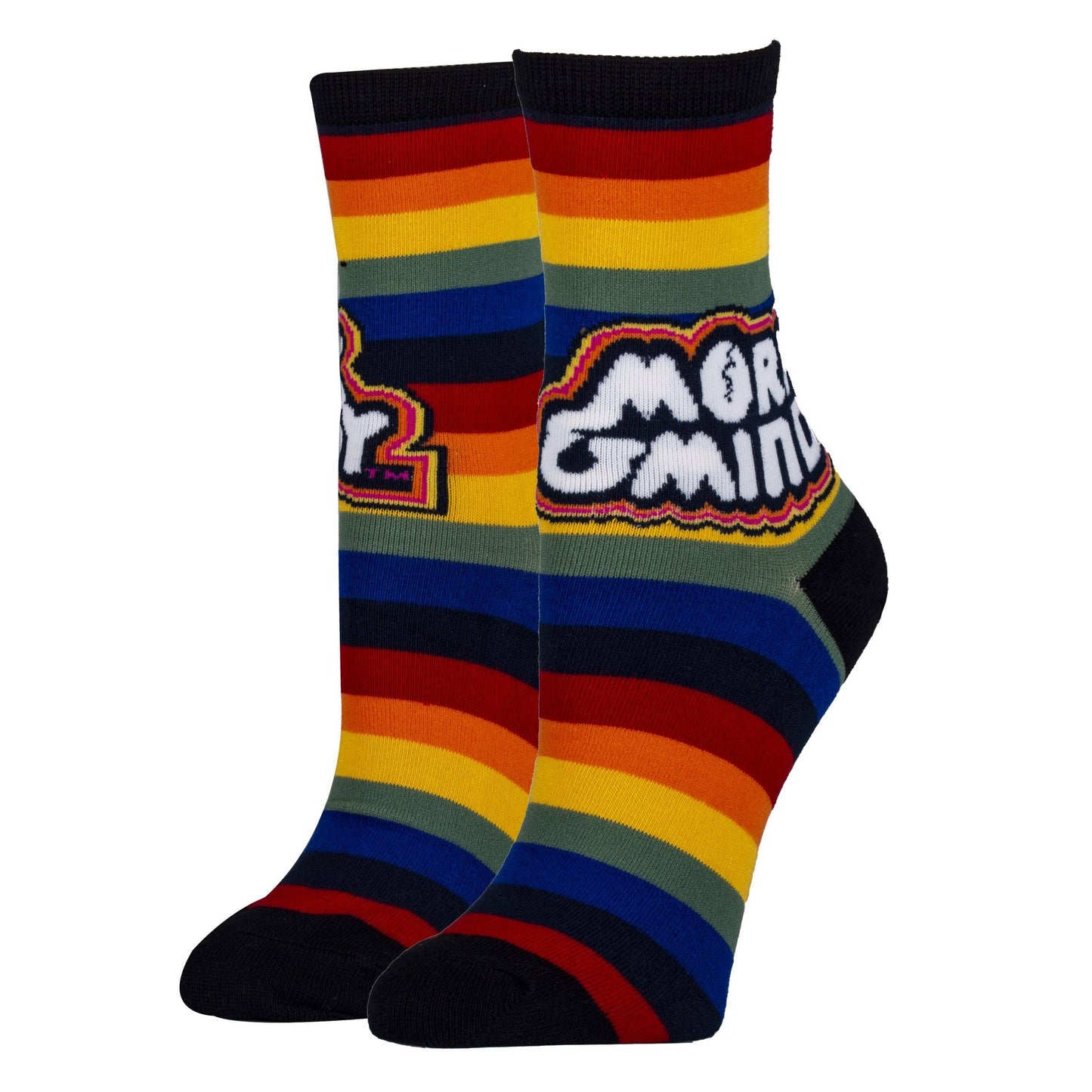 Mork and Mindy | Women's Cotton Crew Funny Socks 20472