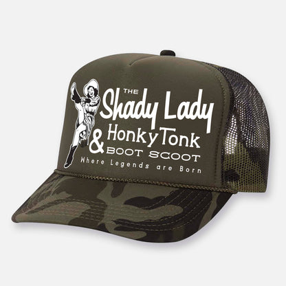 THE SHADY LADY HONKY TONK HATS: Black