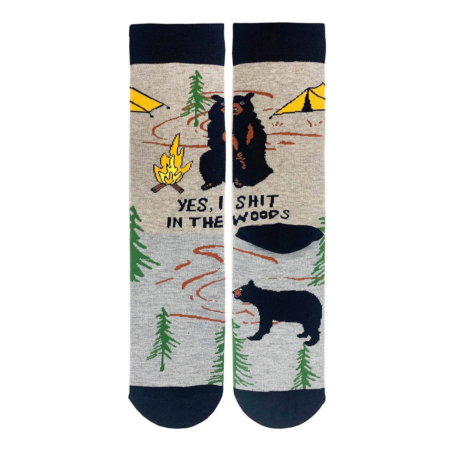 Bear Needs | Men's Funny Saying Crew Socks 23005