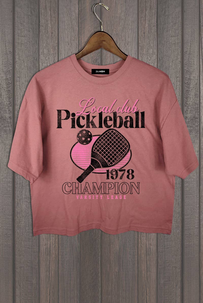 LOCAL PICKLEBALL CROP TEE