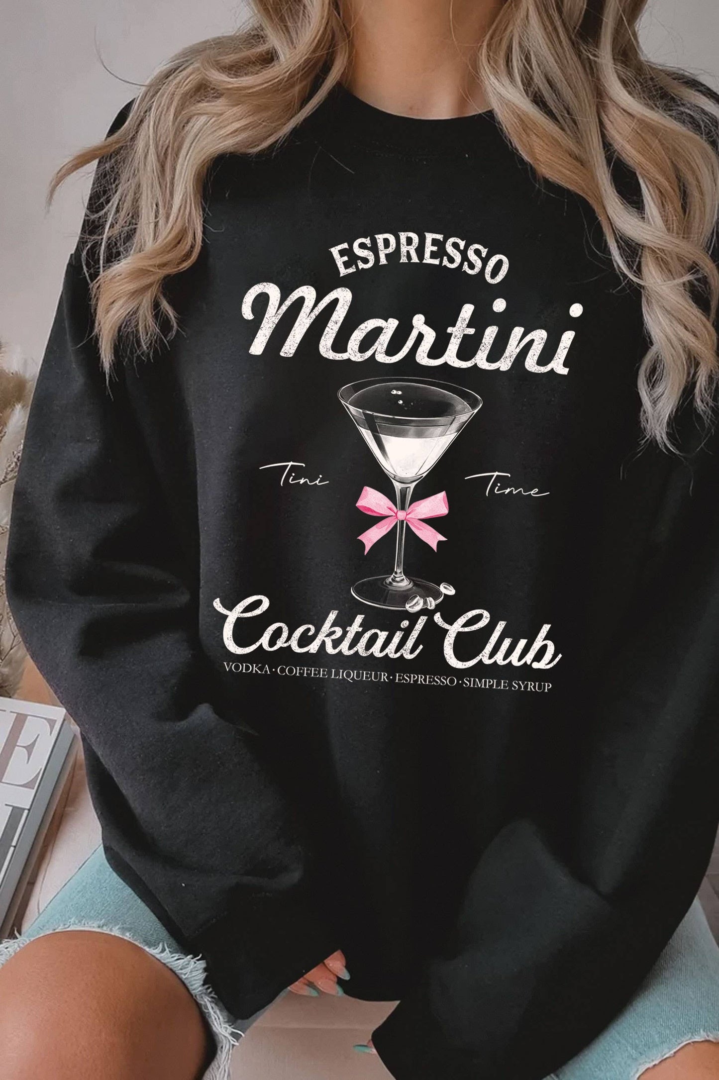 ESPRESSO MARTINI RIBBON SWEATSHIRTS