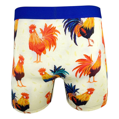 Men's Roosters Underwear: Medium (Size 32-34)