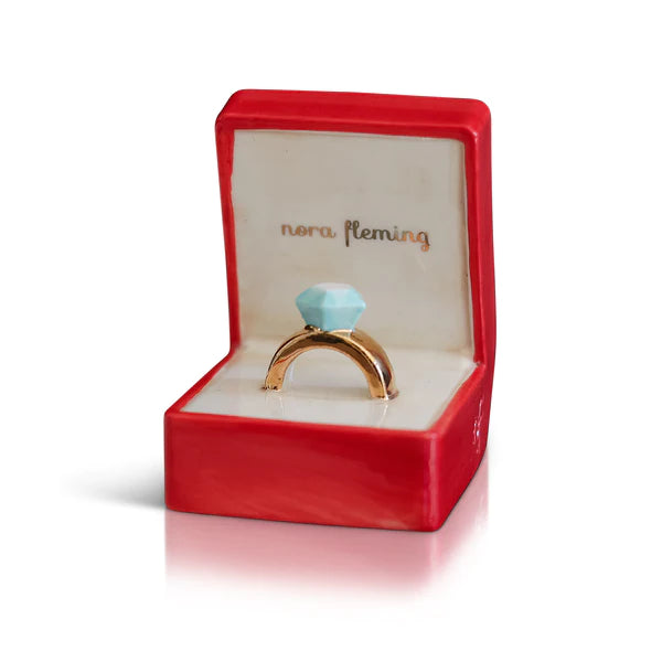 NORA FLEMING PUT A RING ON IT MINI RED BOX