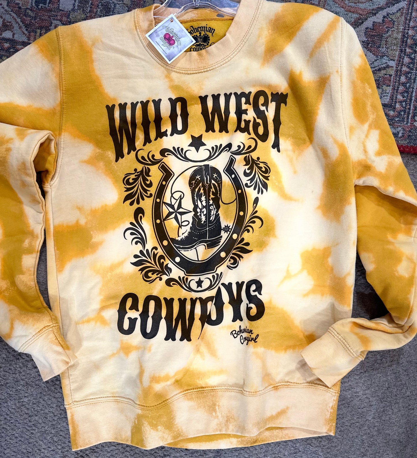 WILD WEST MUSTARD SWEATSHIRT