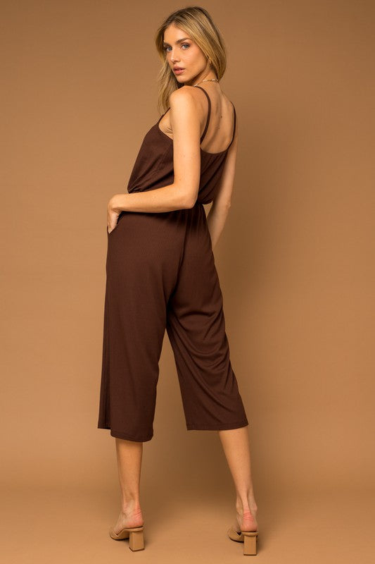 X Brown Jumpsuit SMALL