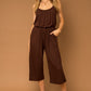 X Brown Jumpsuit SMALL