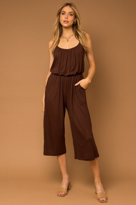X Brown Jumpsuit SMALL