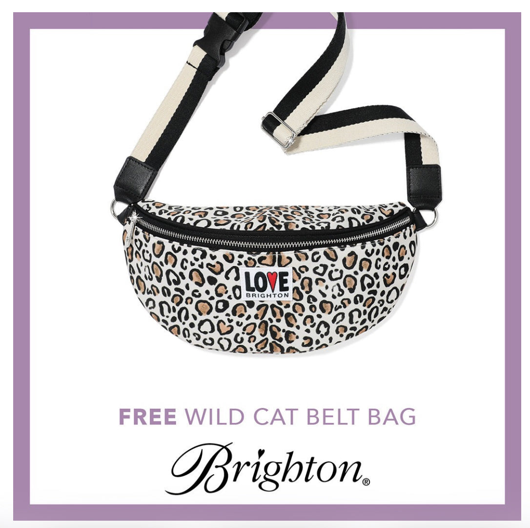 FREE BRIGHTON WILD CAT BELT BAG w/$125+ Brighton PURCHASE