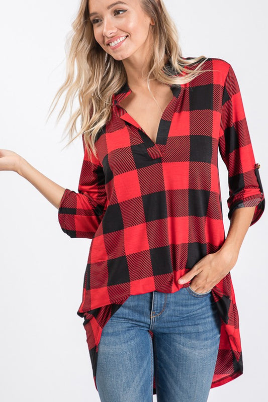 Plaid tunic 1454