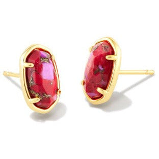 KENDRA SCOTT GRAYSON STONE STUD EARRINGS