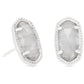 KENDRA SCOTT ELLIE STUD EARRINGS ~ RHODIUM