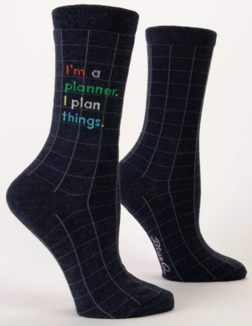 B01 SOCK 547 I'M A PLANNER