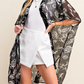 FLOWER PRINT KIMONO 6902 SMALL/MED