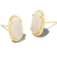 KENDRA SCOTT GRAYSON STONE STUD EARRINGS