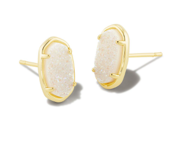 KENDRA SCOTT GRAYSON STONE STUD EARRINGS