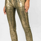 MADE IN ITALY GOLD FOIL JEGGING