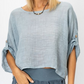 MADE IN ITALY LINEN TOP 2979