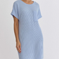 ENTRO DRESS BABY BLUE 7001