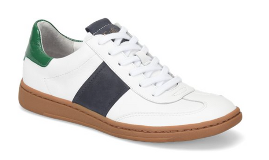 SOFFT RETRO SNEAKERS in WHITE/NAVY/GREEN