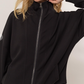 ZIP UP JACKET in BLACK 989