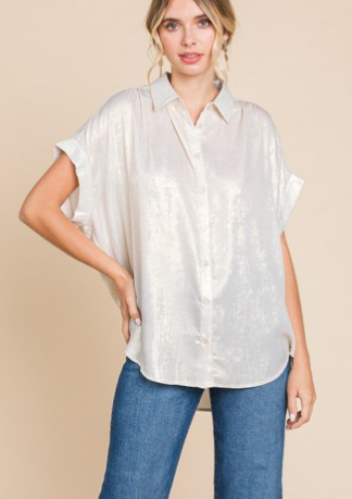 METALLIC TOP in PEARL 8384