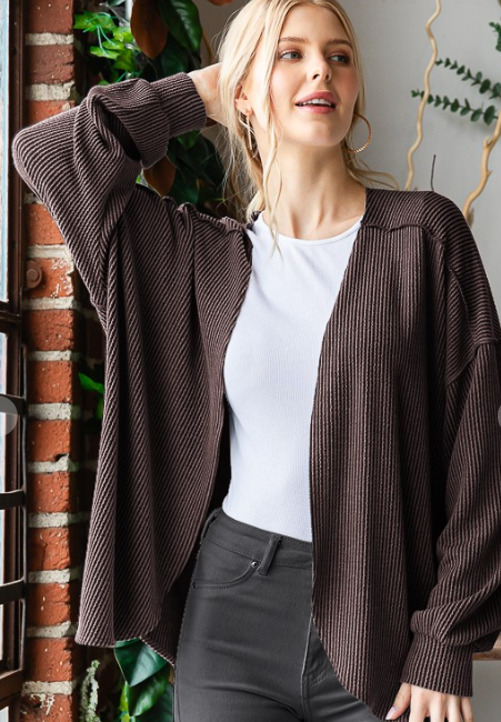 CARDIGAN in BROWN 6785