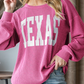 TEXAS TOP in HOT PINK 7654