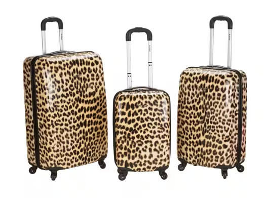 LEOPARD TRAVEL SUIT/CASES