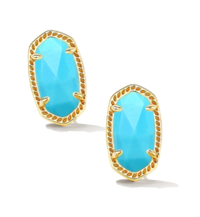 KENDRA SCOTT ELLIE STUD EARRINGS ~ GOLD