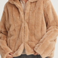 FURRY JACKET in TAUPE 715