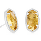 KENDRA SCOTT ELLIE STUD EARRINGS ~ RHODIUM