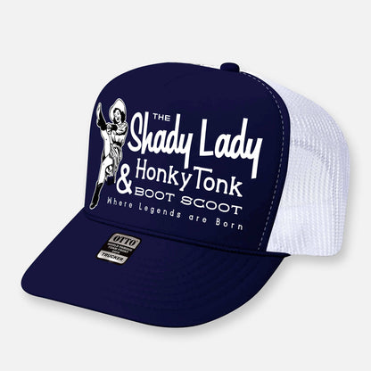 THE SHADY LADY HONKY TONK HATS: Black