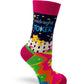 Midnight Toker Women's Novelty Crew Socks