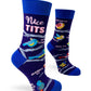 Nice Tits" Ladies' Novelty Crew Socks Featuring Cute Birds