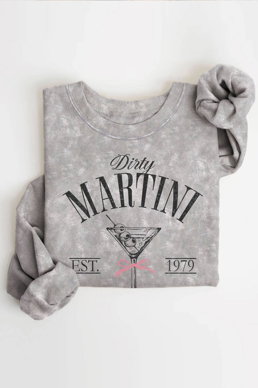 RIBBON DIRTY MARTINI MINERAL SWEATSHIRTS