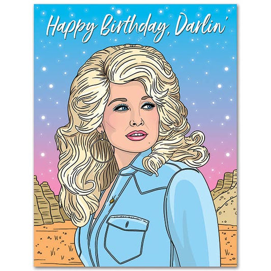 Dolly Happy Birthday Darlin' Card